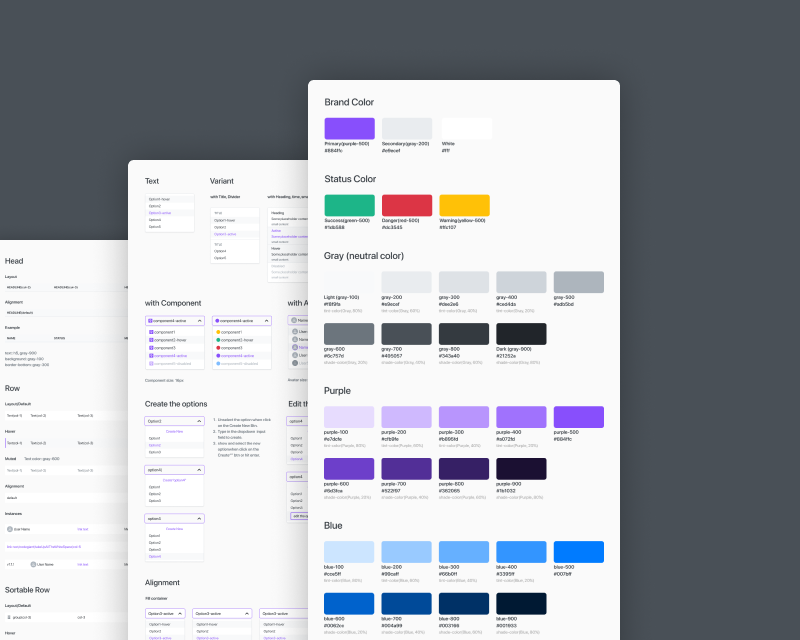 image of the Web-based display software